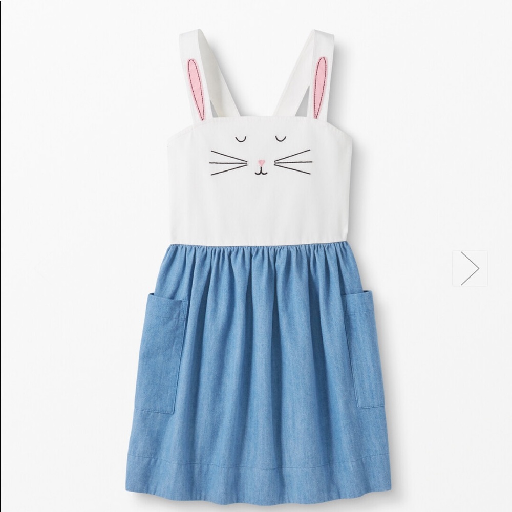 Hanna Andersson Bunny Jumper in Chambray